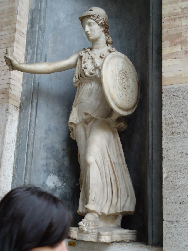 Statue of the Roman goddess Minerva