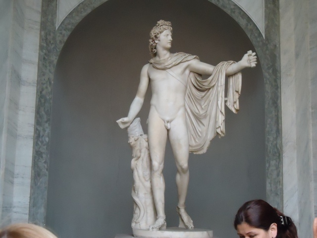 Statue of the god Apollo