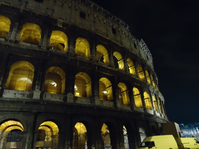This is probably my favorite shot of the Colosseum.