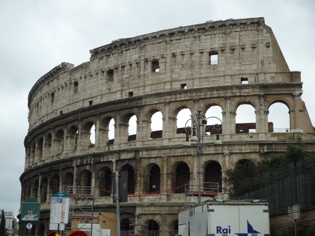Exterior view of the Colosseum