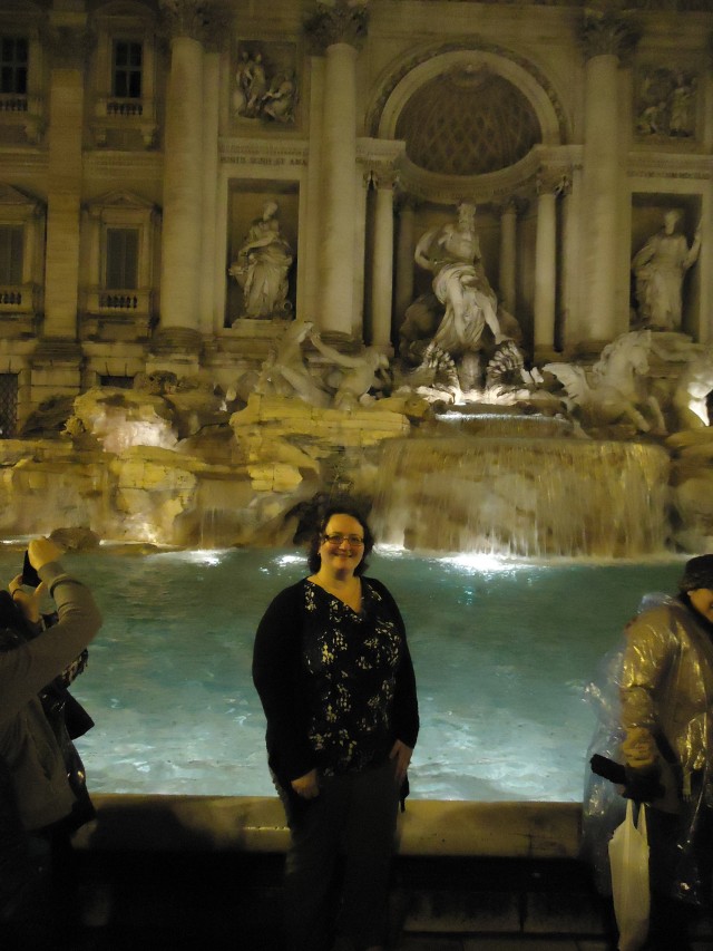Me at the Trevi Fountain