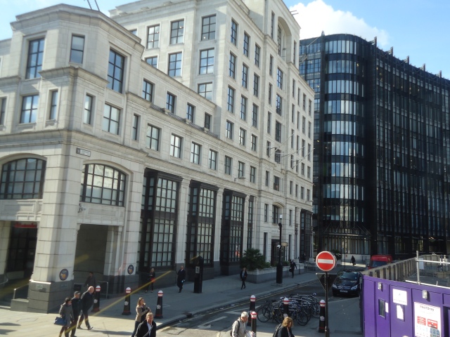 See the buildings. I love all the juxtapositions of new and old in London.